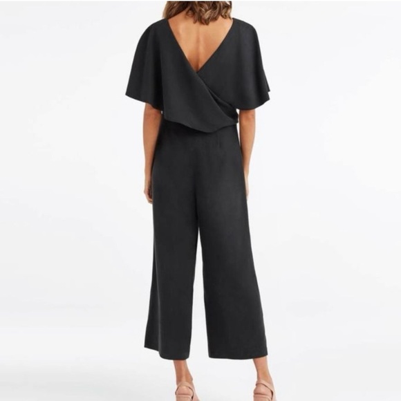 VETTA Cape Jumpsuit Wide Leg Pants Wrap Top Convertible New Capsule - Picture 8 of 17